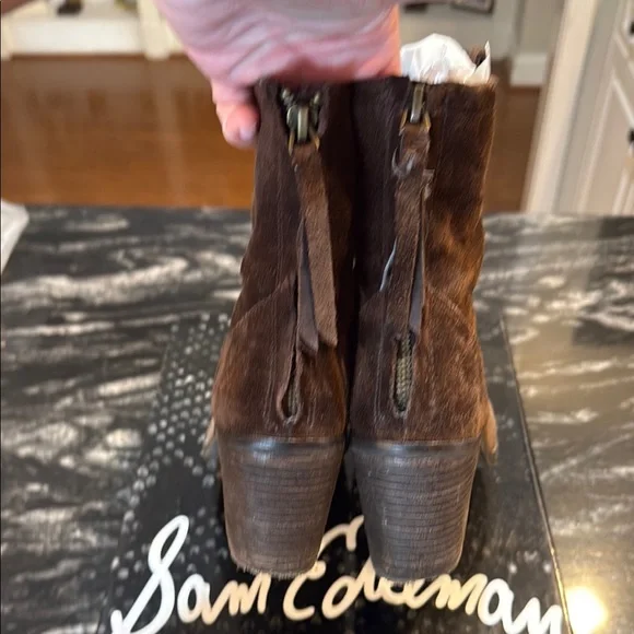 Sam Edelman Women's Brown Suede Ankle Boots - Picture 6 of 15